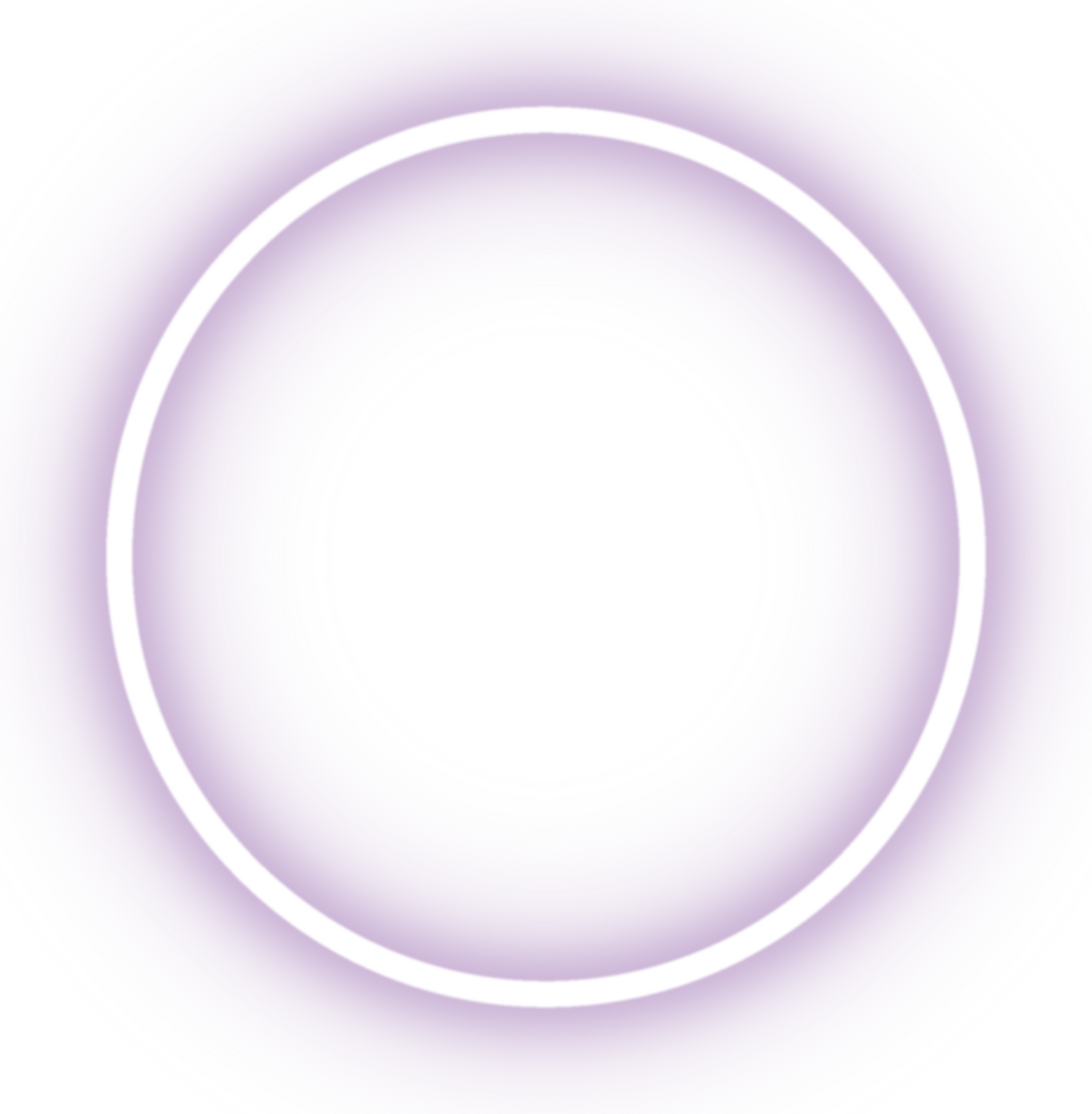 Purple Neon Circle 